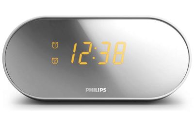 Philips AJ2000 Mirrored Clock Radio Philips AJ2000 Mirrored Clock Radio